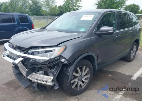 2019 Honda Pilot Ex-L z USA, uszkodzony, nr VIN 5FNYF6H5XKB010804